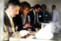 Am Ende eines erfolgreichen Tages wartete eine geschmackvolle Ueberraschung auf alle Besucher und Teilnehmer.