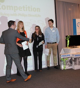Preisverleihung am 17.03.2011: Die Gewinner nehmen ihre Preise entgegen!